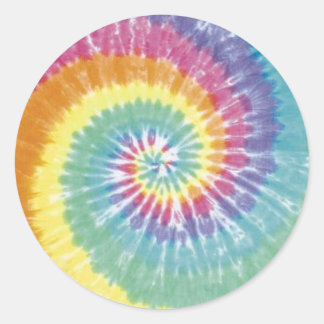 Sticker Rond Hippie