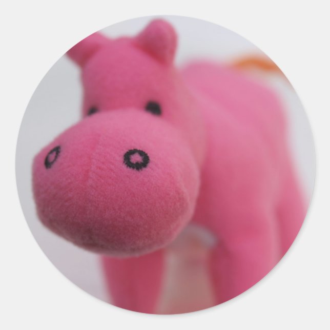 Sticker Rond Hippo (Devant)