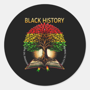 Sticker Rond Histoire Noire Fière Histoire Noire Enseignant Cul