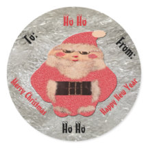 Ho Ho Père Noël Parties scintillant ivoire