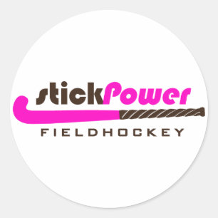 Sticker Rond Hockey de champ - (autocollant)