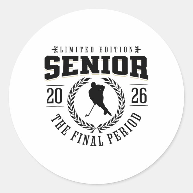 Sticker Rond Hockey Senior The Final Period 2026  (Devant)