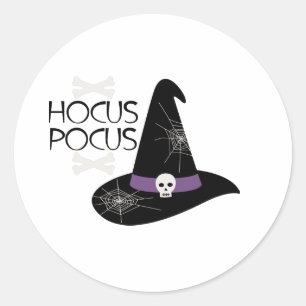 Sticker Rond Hocus Pocus