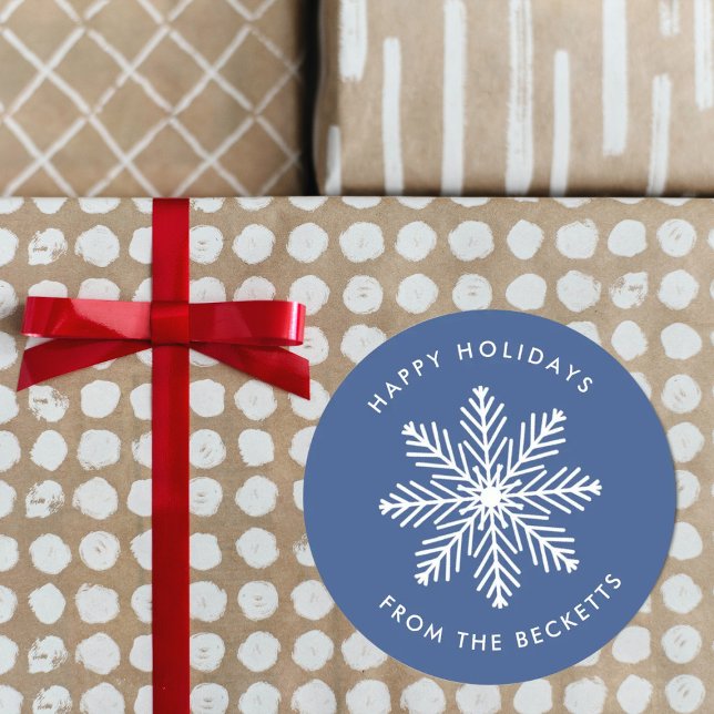 Sticker Rond Holiday (Créateur téléchargé)