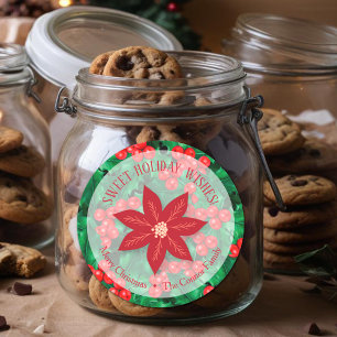 Sticker Rond Holiday baking