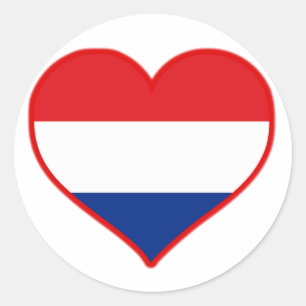 Sticker Rond Holland Love