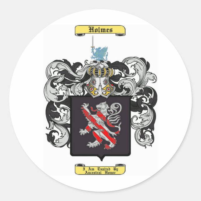 Sticker Rond Holmes (Angleterre) (Devant)