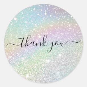 Sticker Rond Holographie Parties scintillant Merci Poshmark Bou