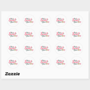 Sticker Rond Home Sweet Home