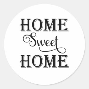 Sticker Rond Home Sweet Home