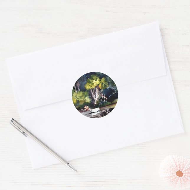 Sticker Rond Homer - Homosassa Jungle, (Enveloppe)