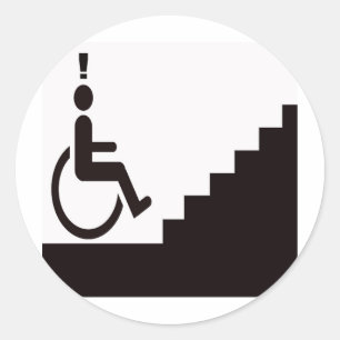 Sticker Rond homme dans l'univers