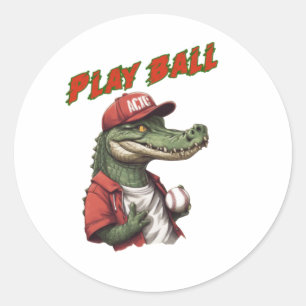 Sticker Rond Homme sportif