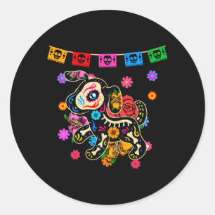 Sticker Rond Hommes Mexicains Jour de Chien de l'Agence Gouvern