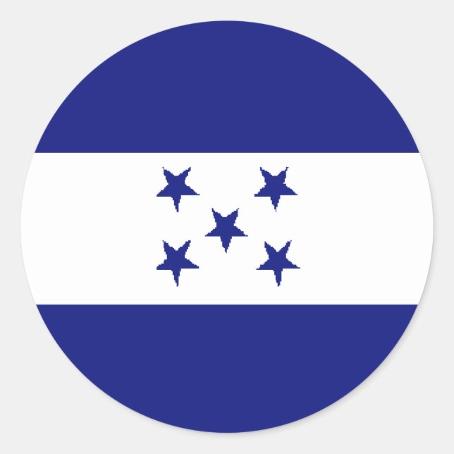 Sticker Rond Honduras (Devant)