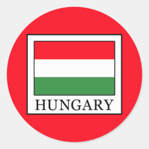 Sticker Rond Hongrie