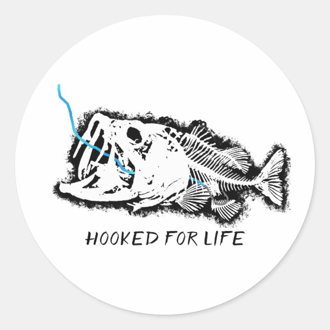 STICKER ROND HOOKÉ POUR LA VIE (Devant)
