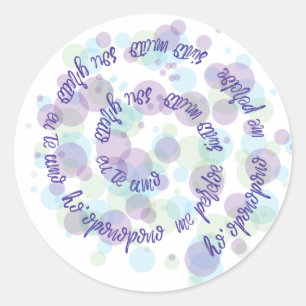 Sticker Rond Ho'oponopono