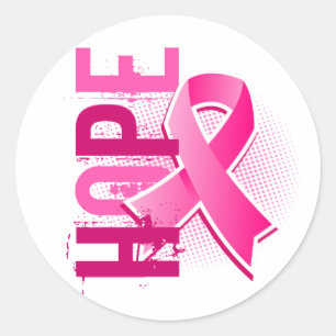 Sticker Rond Hope 2 Cancer du sein