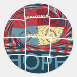 Sticker Rond Hope Be The Miracle Beautively Inspirational
