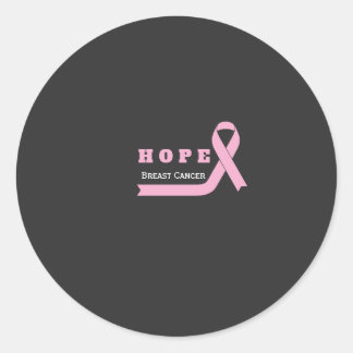 Sticker Rond Hope for Cancer