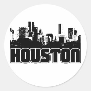 Sticker Rond Horizon de Houston