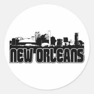 Sticker Rond Horizon de la Nouvelle-Orléans