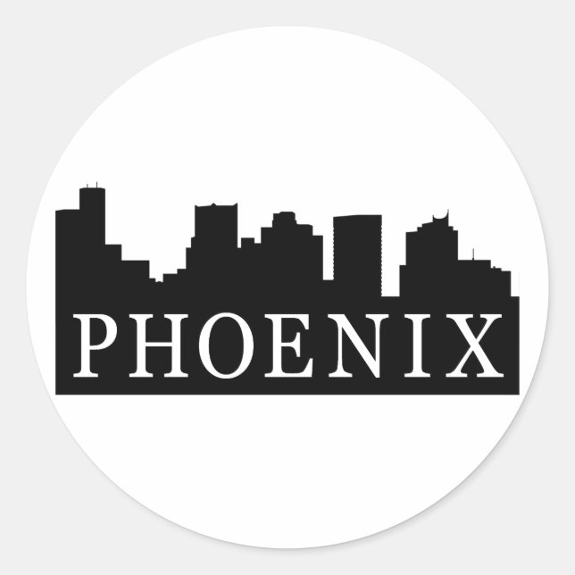 Sticker Rond Horizon de Phoenix (Devant)