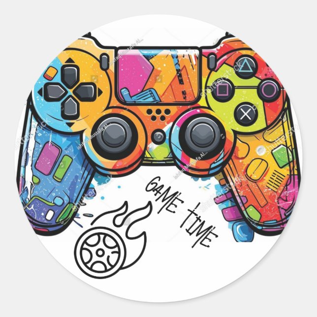 Sticker Rond horloge (Devant)