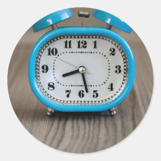 Sticker Rond Horloge d'alarme rétro
