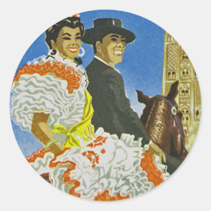 Sticker Rond Hotel Madrid
