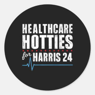 Sticker Rond Hôtels De Santé Pour Kamala Harris 24 Premium