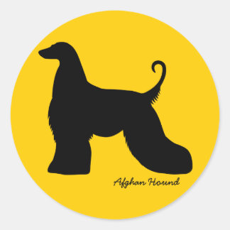 Sticker Rond Hound afghan