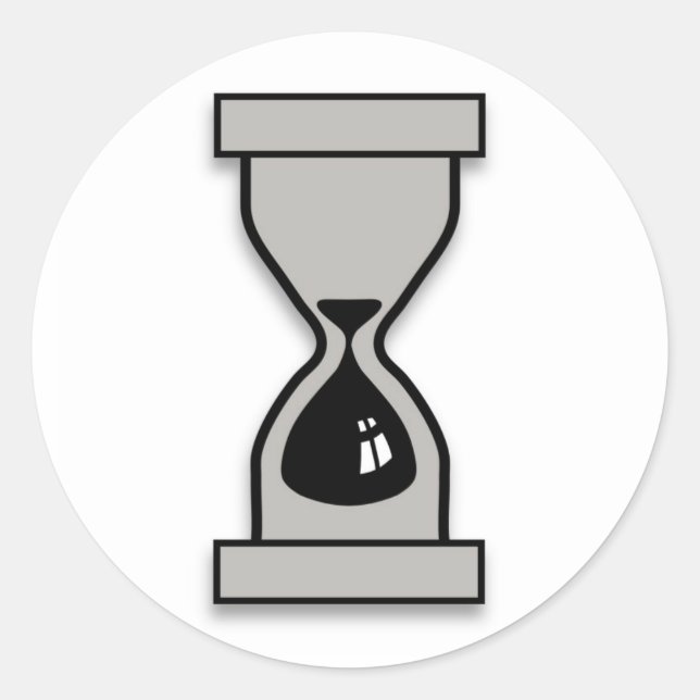 Sticker Rond Hourglass (Devant)