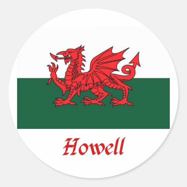 Sticker Rond Howell Welsh (Devant)