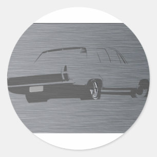 Sticker Rond HR Holden Acier inoxydable
