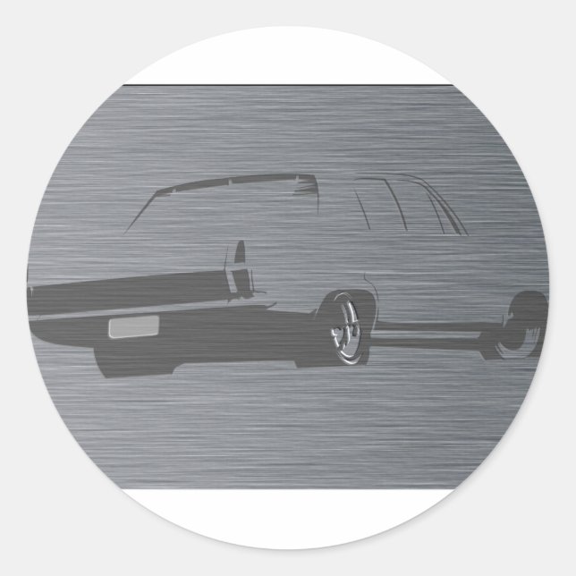 Sticker Rond HR Holden Acier inoxydable (Devant)