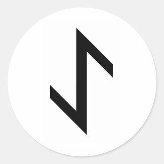 STICKER ROND HUHWAZ