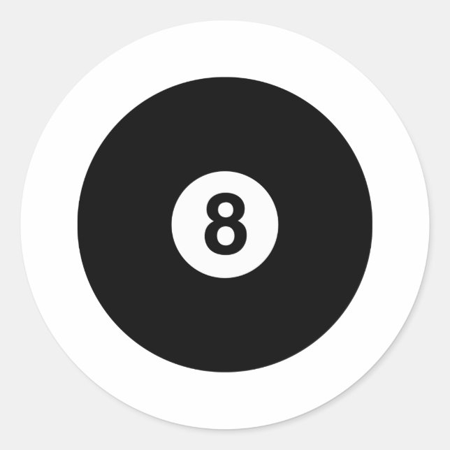 Sticker Rond huit boules (Devant)