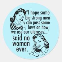 Humour Pro Choice Retro Cartoon politique