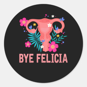 Sticker Rond Hystérectomie Récupération Chirurgie Uterus Suppre