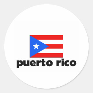 STICKER ROND I COEUR PORTO RICO