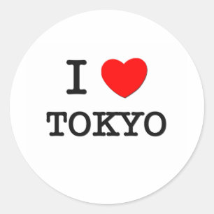 Sticker Rond I Heart TOKYO