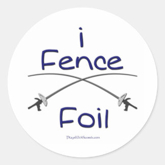 Sticker Rond i Huile de clôture (poignée de pistolet) BLEU