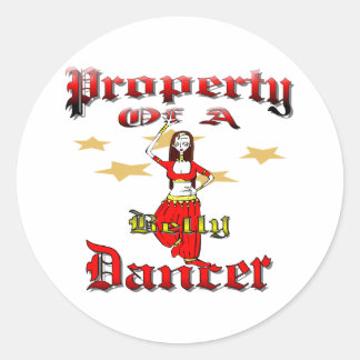Sticker Rond I Love Belly Dancers