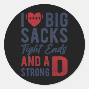 Sticker Rond I Love Big Sacks