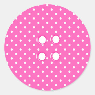Sticker Rond I Love Sewing - SRF