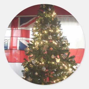 Sticker Rond I Love The United Kingdom Holiday Special Event Ar