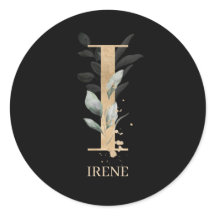 I Monogramme Floral Personnalisé
