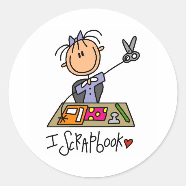 Sticker Rond I Scrapbook (Devant)